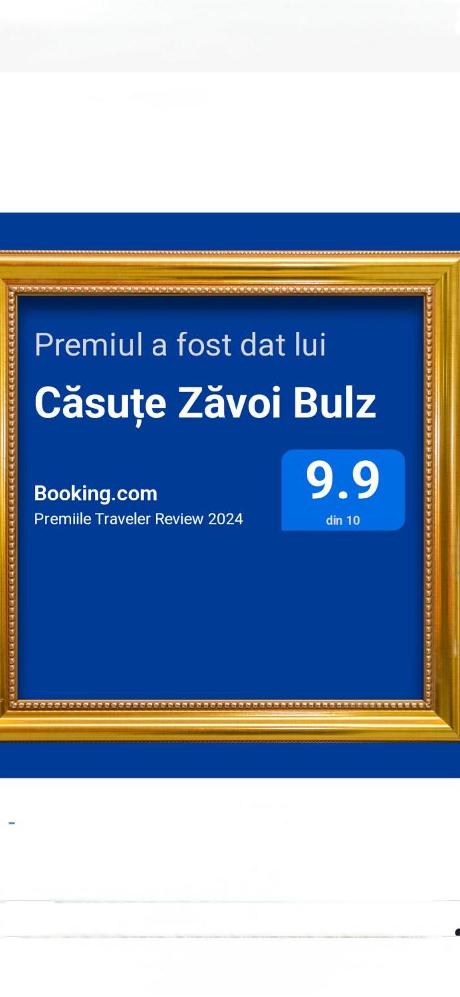 Casute Zavoi Bulz Villa Exterior foto